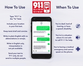 Text-to-911 Now Available