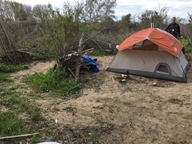 Homeless Flash Flood Warning